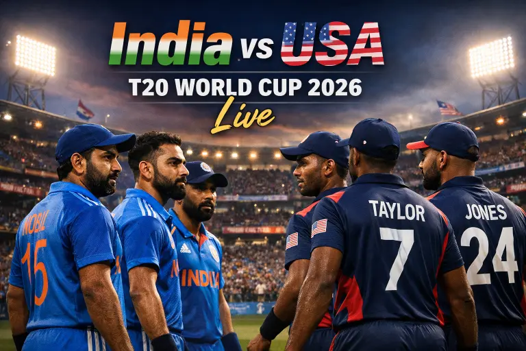 India vs USA T20 World Cup 2026  – Match Time, Venue & Where to Watch